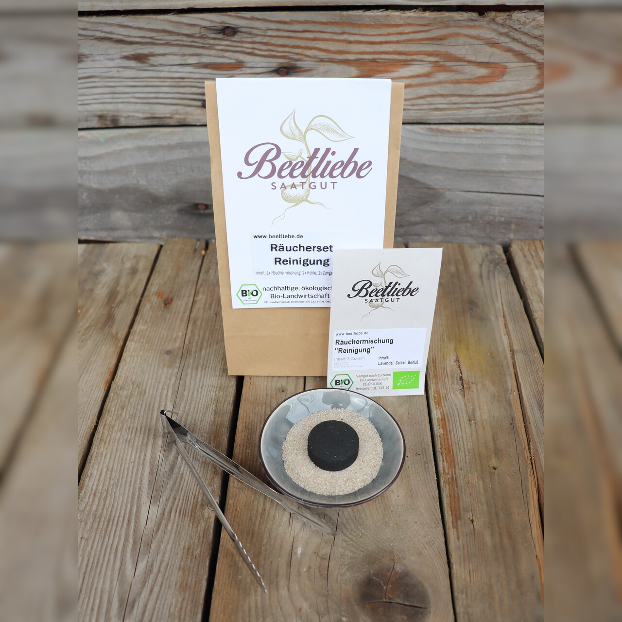 Räucherset „Reinigung“ mit Räuchermischung