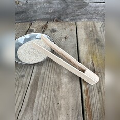 Räucherzange aus Holz für Räucherkohle