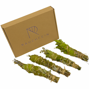 Räucherbündel Set „heimische Käruter“ - GeschenkSet zum Räuchern