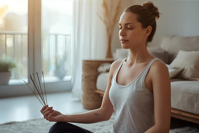 Meditieren mit R&auml;ucherb&uuml;ndel