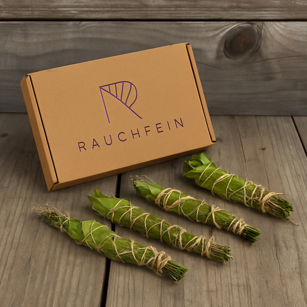 GeschenkSet „heimische Kräuter“ - Räucherbündel Set zum Räuchern
