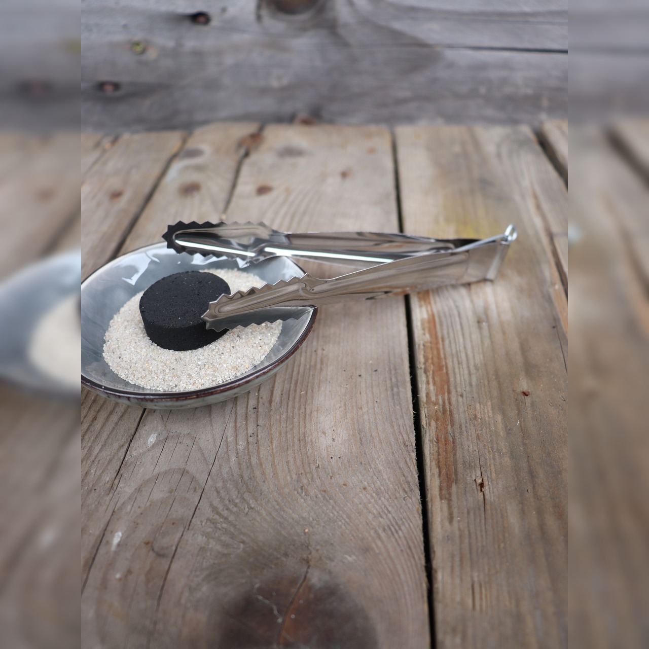 Räucherzubehör Räucherzange aus Metall