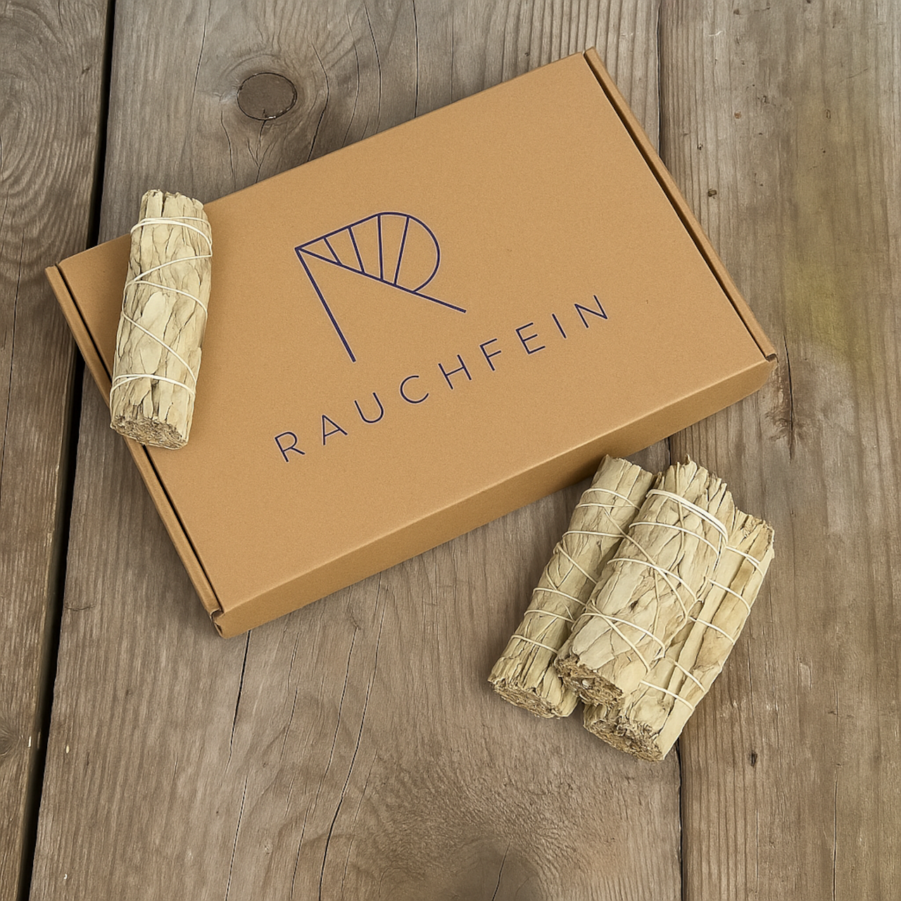 GeschenkSet „weißer Salbei“ - Räucherbündel Set zum Räuchern