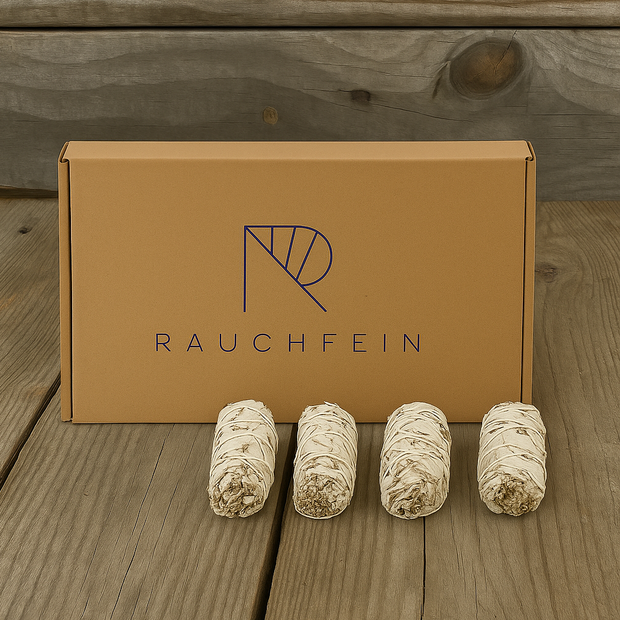 GeschenkSet „weißer Salbei“ - Räucherbündel Set zum Räuchern