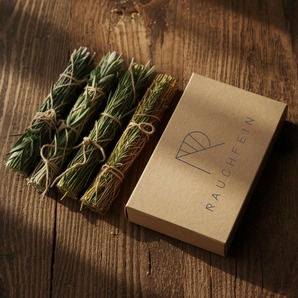 GeschenkSet „heimische Kräuter“ - Räucherbündel Set zum Räuchern