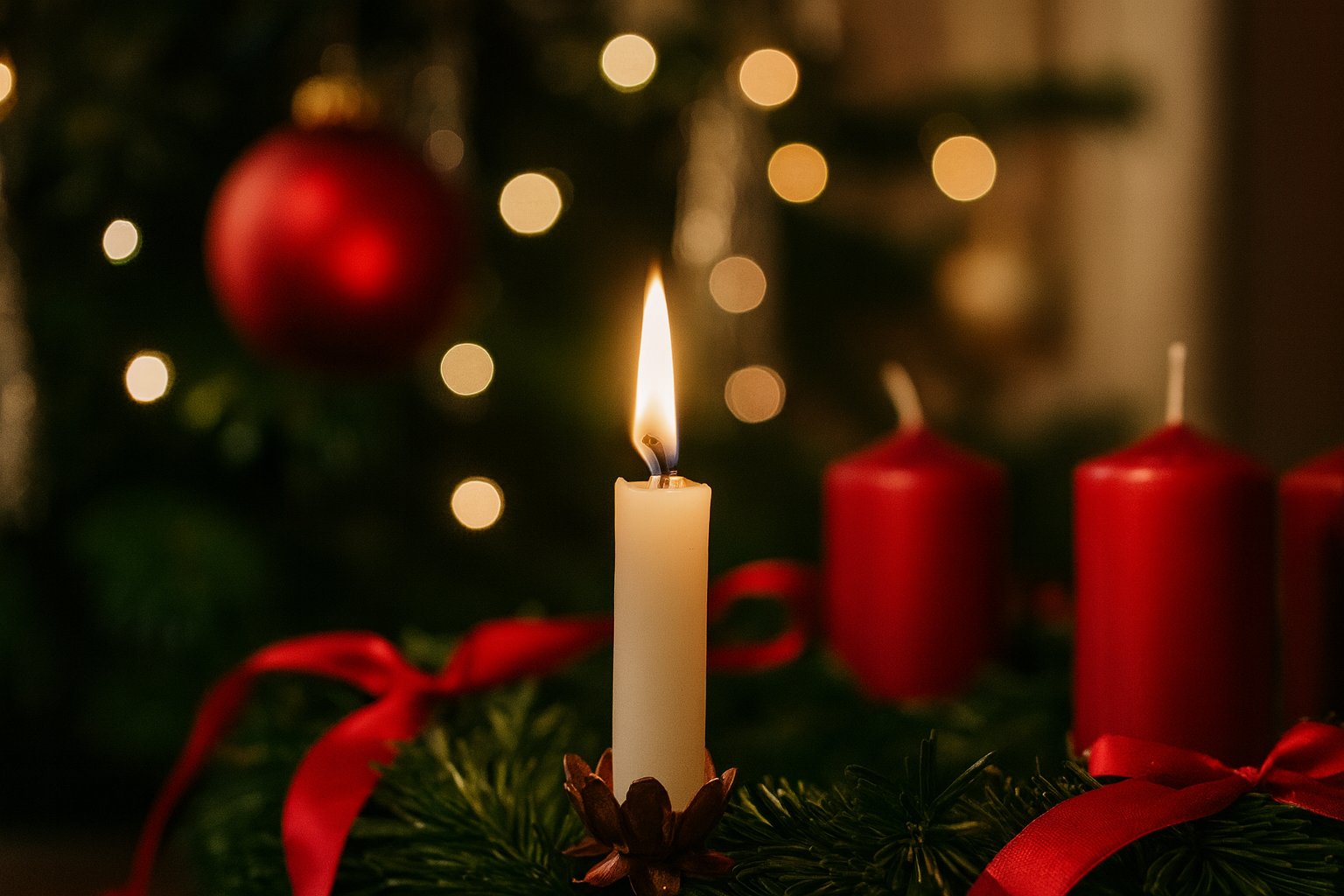 Adventzauber bei Kerzenlicht | ©Rauchfein Räucherwerk