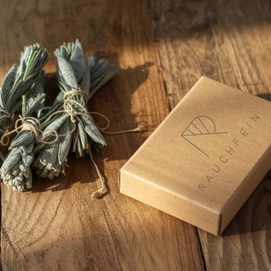 GeschenkSet „weißer Salbei“ - Räucherbündel Set zum Räuchern