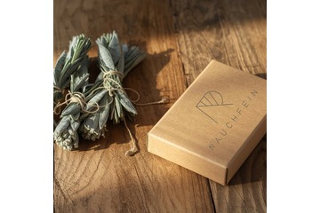 GeschenkSet „weißer Salbei“ - Räucherbündel Set zum Räuchern