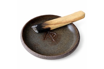 Räucherzubehör getöpferte Palo Santo Räucherschale aus Ton